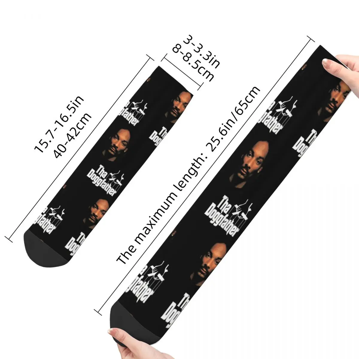 Cozy Male Socks Snoop Dogg Tha Doggfather Stuff Warm Hip Hop Sport Sock Spring Autumn Winter Gift Idea