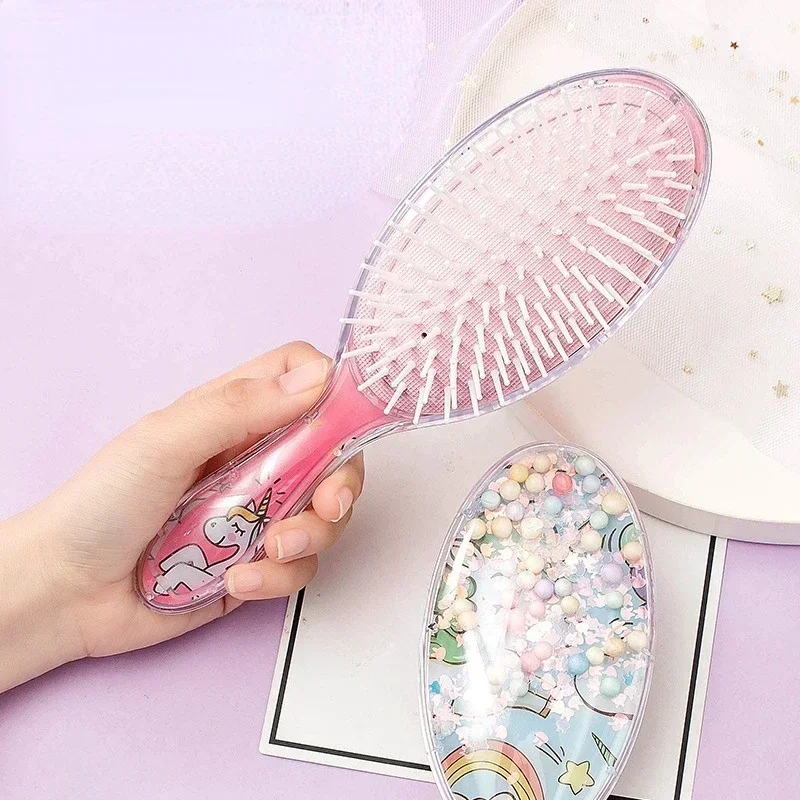 Cute Cartoon Hair Comb Scalp Massage Air Cushion Hairdressing Hairbrush Women Hair Care Comb Portable Hair Stying Accessories