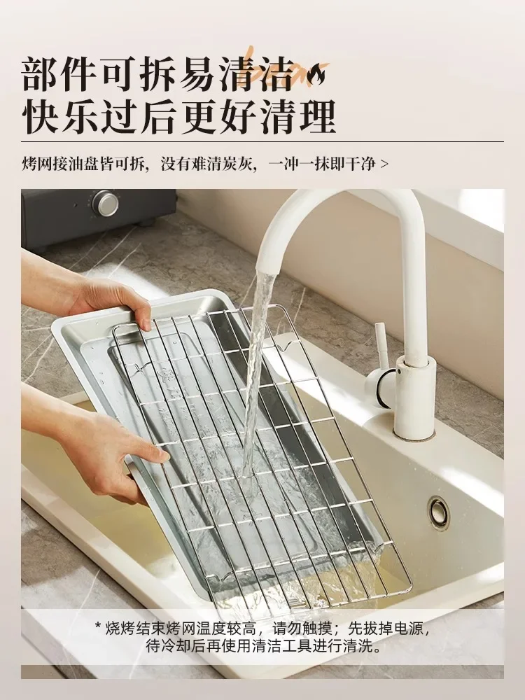 جديد متعدد الوظائف شواية باربيكيو كهربائية المنزلية داخلي سيخ غير التدخين الكهربائية الشواء عموم شواية باربيكيو كبيرة