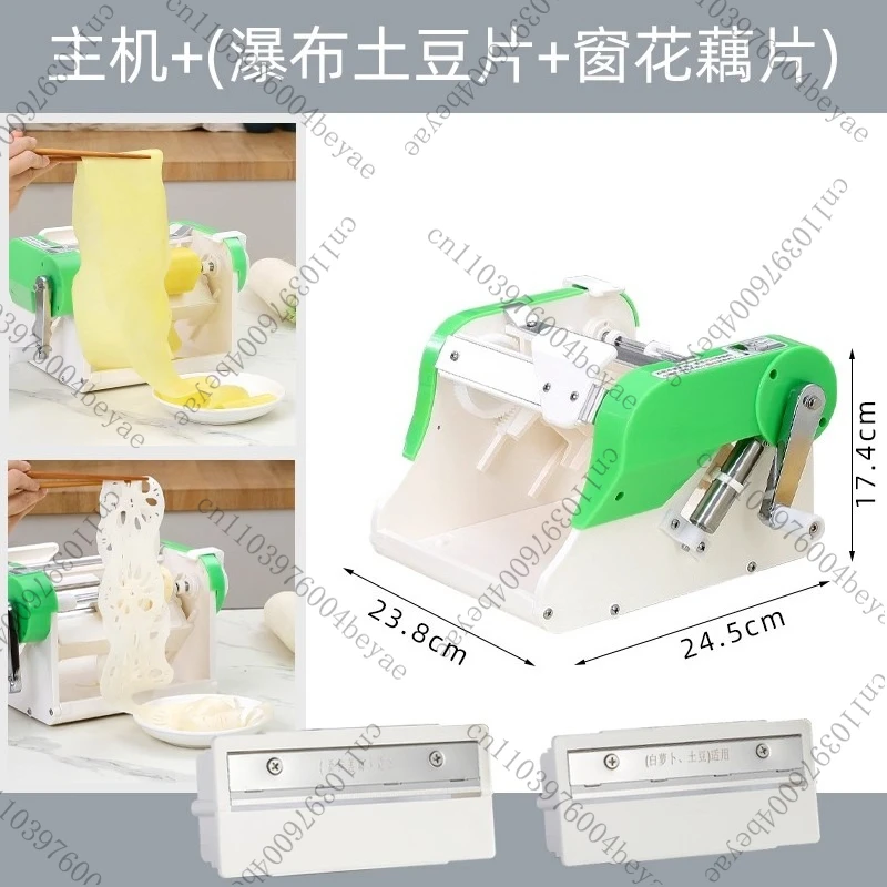 آلة تقطيع جذور اللوتس، آلة تقطيع البطاطس التجارية من Apple Tower Falls