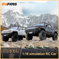 2024 Fms New Fcx18 Hummer EV RC Car Simulation Climbing Model 4wd Off-Road Vehicle PICKUP TRUCK 2 SPEED TRANSMISSION Toys2024