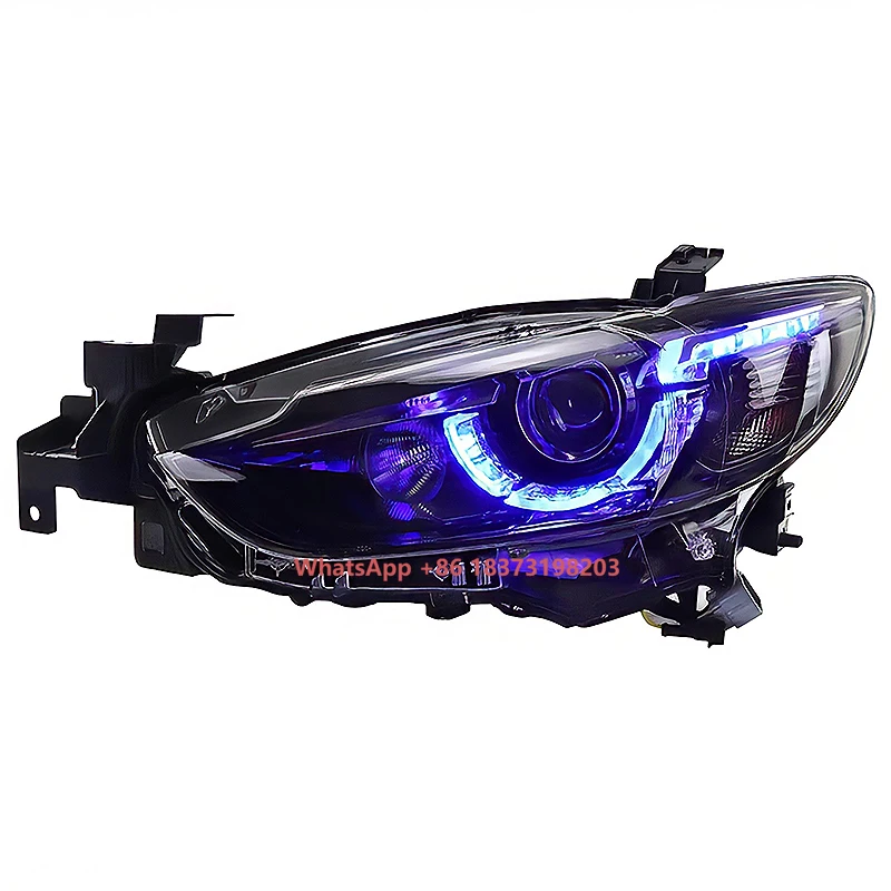 

Car Styling for Mazda 6 Atenza LED Headlight 2014-2016 Mazda 6 LED DRL Hid Head Lamp Angel Eye Bi Xenon Auto Accessories