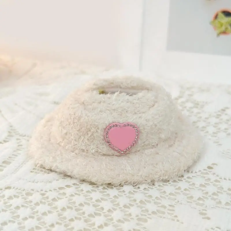 

54DA Lovely Doll Clothes Set Knitwear and Plush Hat Doll Garment and Decorative Accessory for Children RolePlay Game Supply