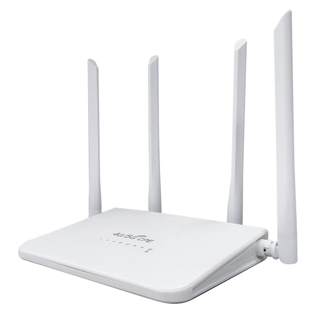 Wireless Modem 4G Router with 4 Antennas 150/50Mbps Wireless Router SIM Card Slot Type-C Charging Large Area WiFi Coverage