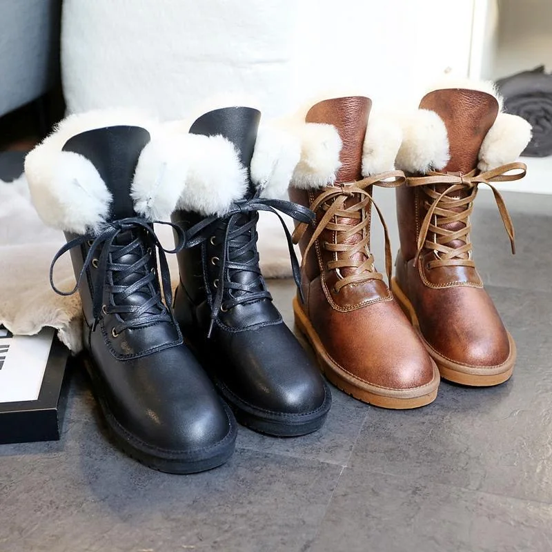 In 2022, China\'s Brand Highest Quality Women Snow Boots,Real Leather Sheepskin,100% Wool Classic Women Shoes, Free Delivery