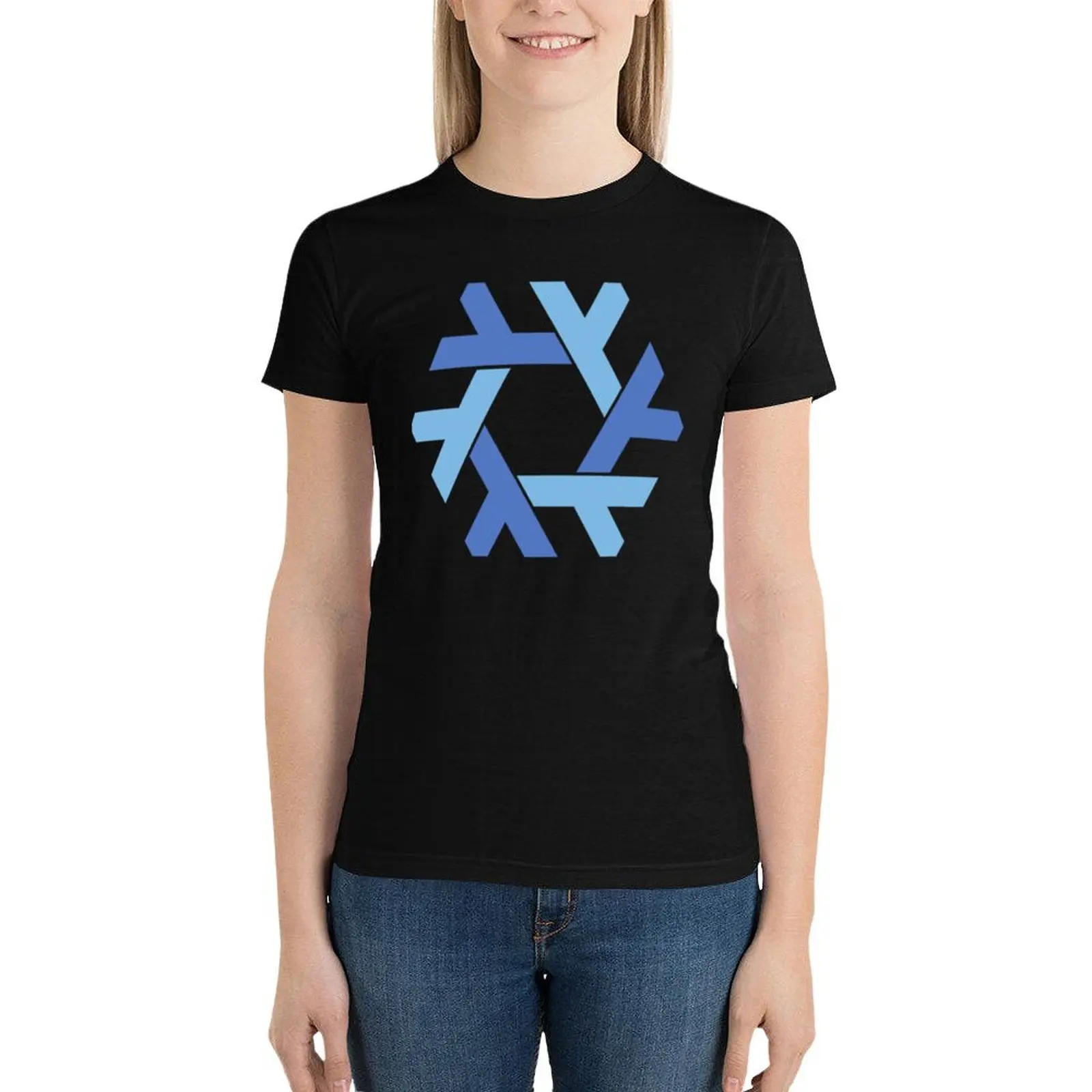 Nixos Logo Blusa Feminina, Tops Bonitos, Roupas da Moda, T-shirt, 2024