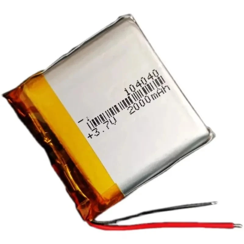 

2000mAh 104040 3.7V Polymer Lithium Battery for Digital Makeup Mirror Smart Remote Control Rechargeable Battery Cell