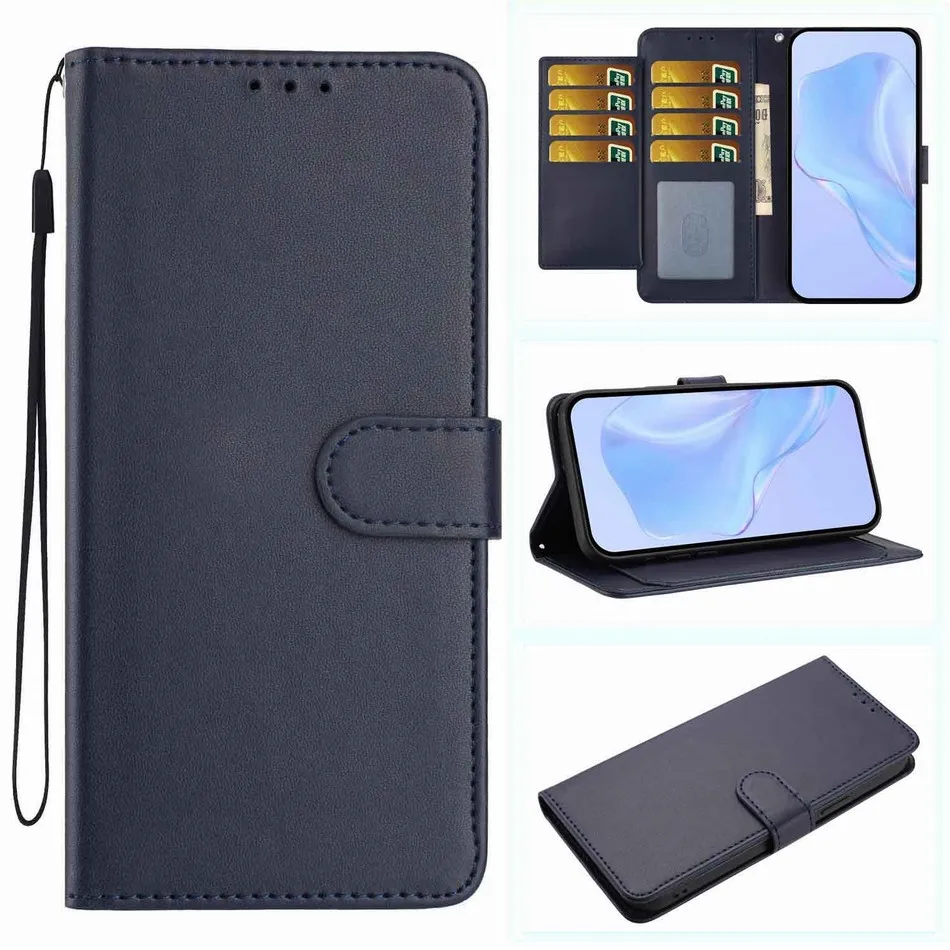 

Many Card Slots Case For ZTE Blade A52 A73 5G 4G Phone Bags Cash Wallet Protect Coque