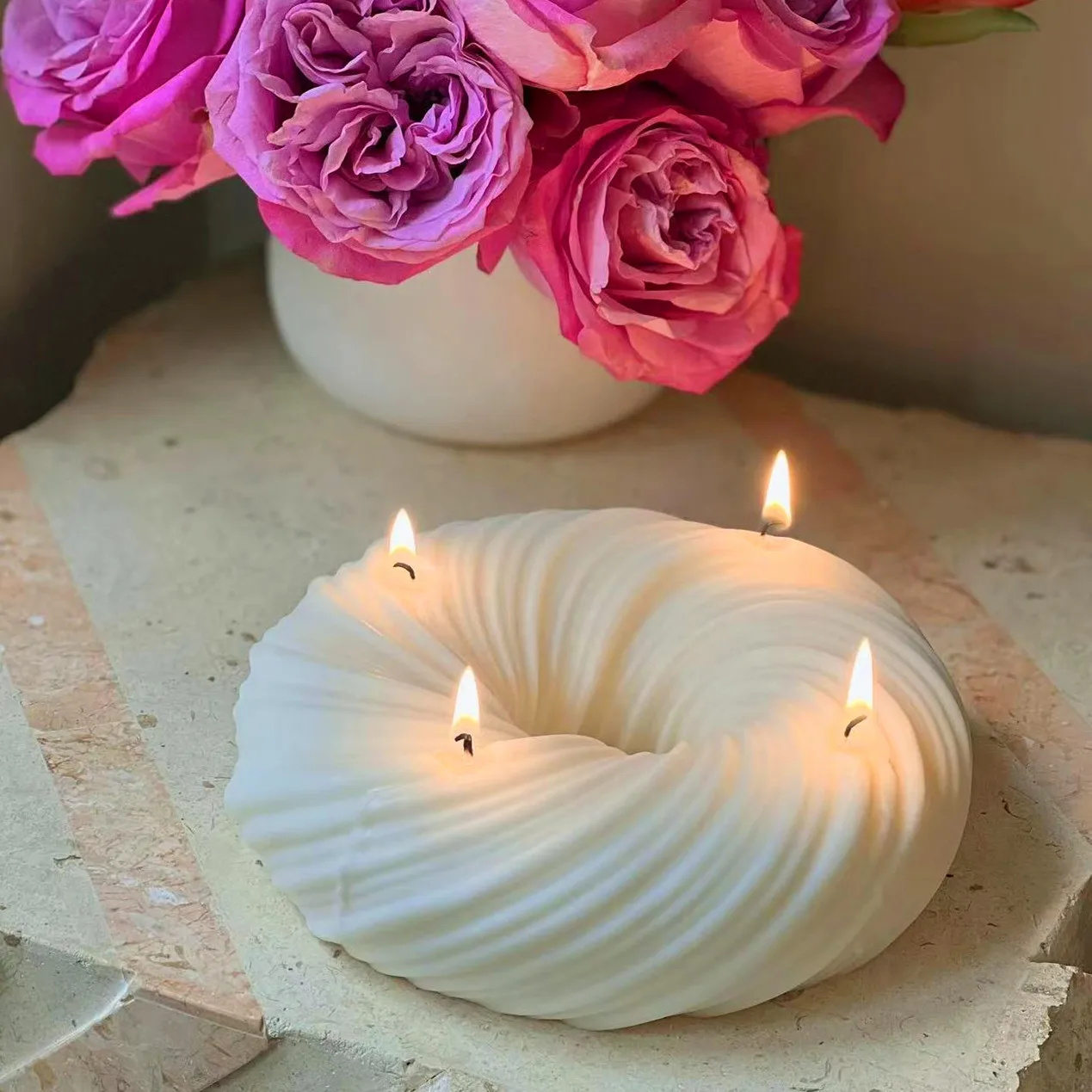 Large 29CM Cloud Candle Silicone Mold Cuboid Bubble Ball Magic Cube Cake Chocolate Silicone Mold Baking Tool Supplies soap mold
