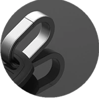 【rrkxa】Titanium Alloy Mini Key Ring Connection Buckle Universal Joint Auxiliary Ring Connection Bayonet Ring Personality