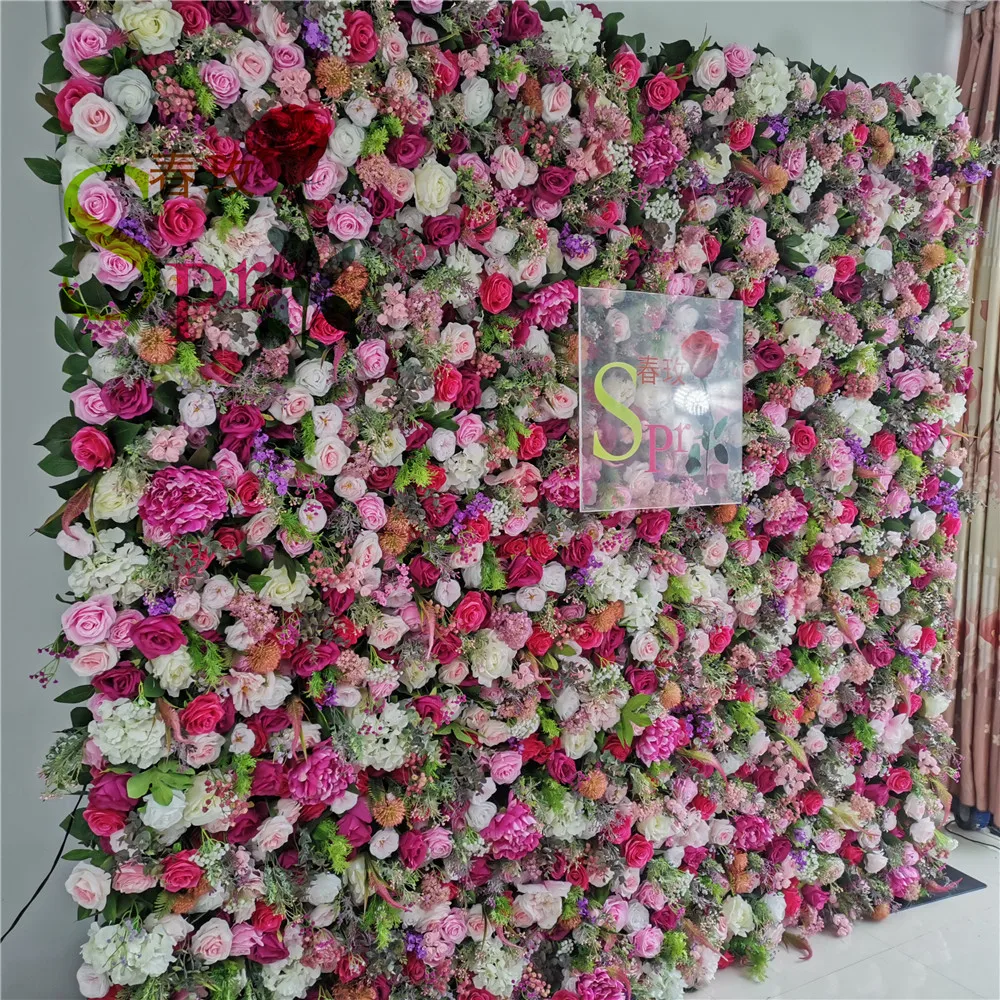 

SPR China Supplies Wedding Arch Centerpieces Bouquet Leaves Plant Flowers Decorative Artificial Green Wall