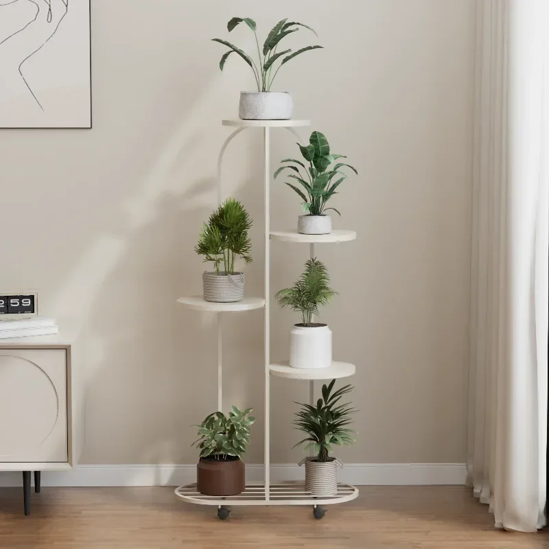 Simple Modern Multi-storey Flower Rack for Living Room, Floor Shelves for Flowers, Interior Decor, Living Room