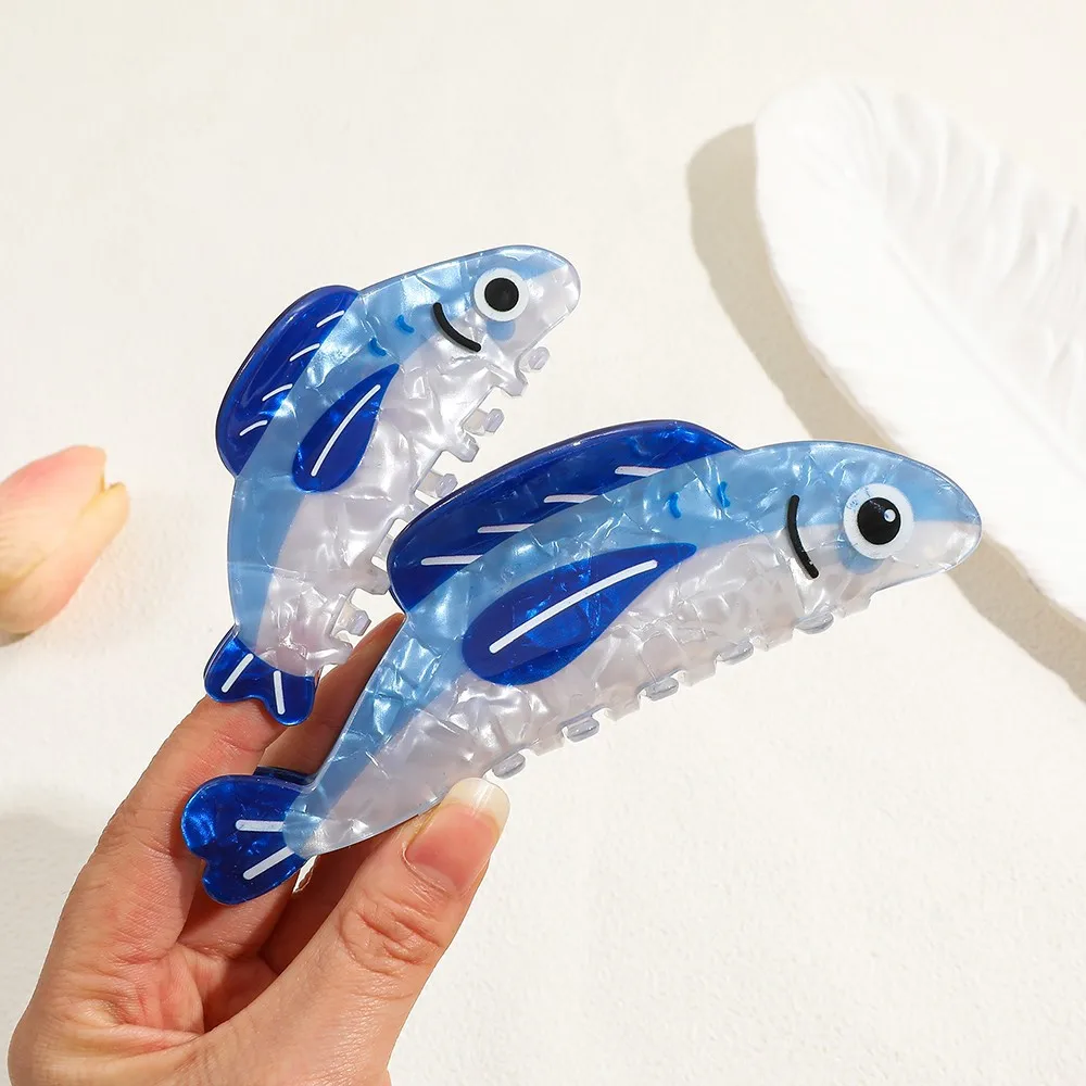 2026 New Fashion Sardine Shark Hair Claw Clip Strong Hold Non Slip for Thick Hair Premium Hair Clip for Women Girls Accessories view 4