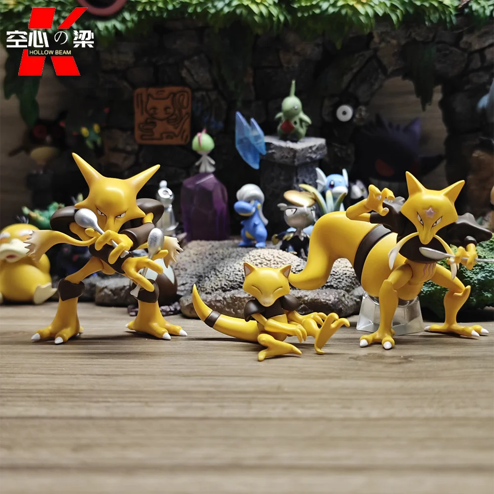 [1/20 Scale World] Abra & Kadabra & Alakazam Casey & Yongjila & Hu Di Toy Figure Decoration