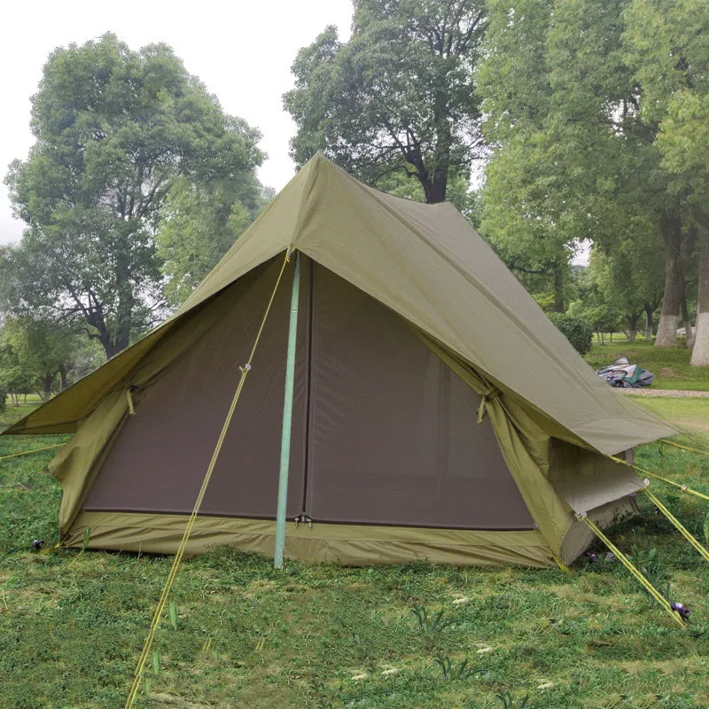 

Tent Outdoor Camping Overnight Thickened Rainproof Sunscreen Sunshade Folding Portable Travel Trekking Hiking Fishing Hunting