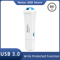 Netac USB 3.0 Pen Drive 64GB Write Protect usb Flash Drive High Speed Memory Disk Original U335S free shipping