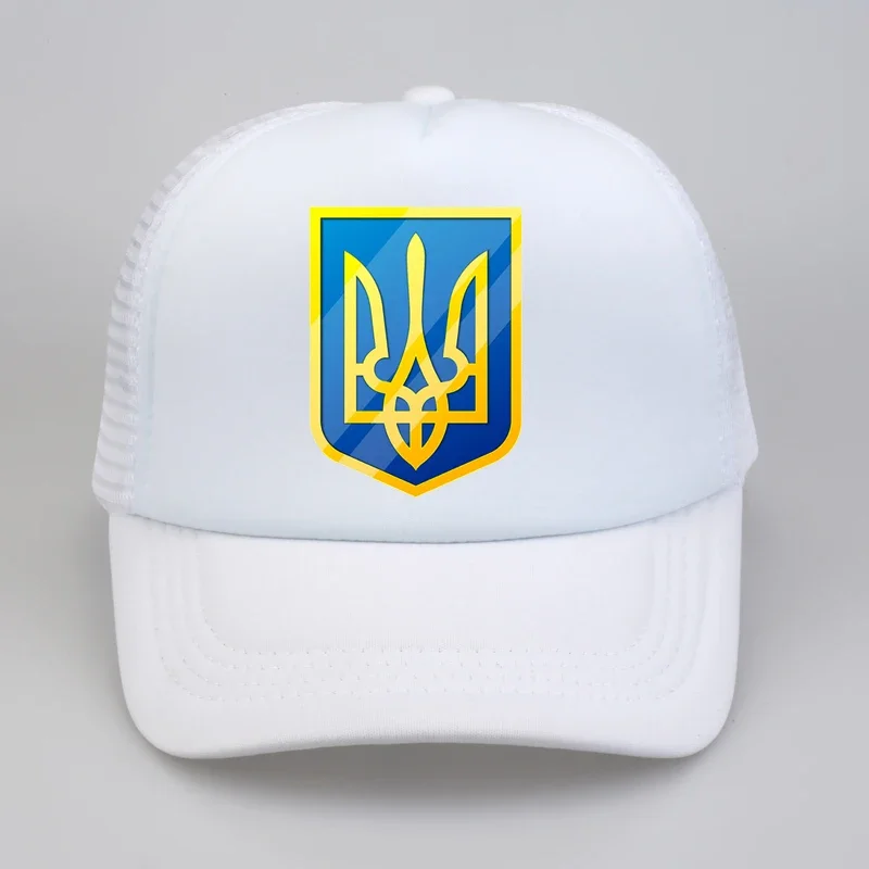 Summer Fashion Ukraine Baseball caps high quality Print Ukrainian Logo summer Leisure Baseball Mesh Trucker Cap hat