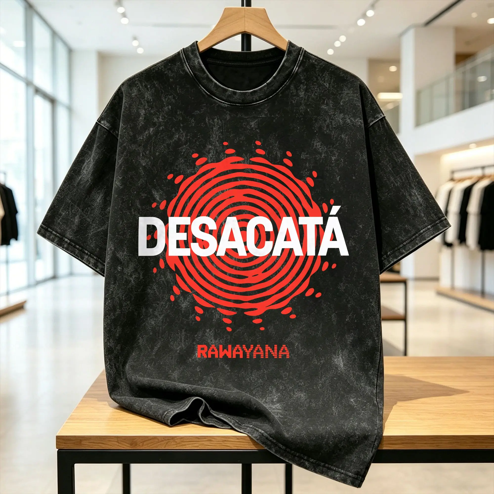 Harajuku Washed T Shirt Rawayana Donde Es El After Music Cotton T Shirts  Popular Tee Shirt for Men Beach Awesome Print Top Tees