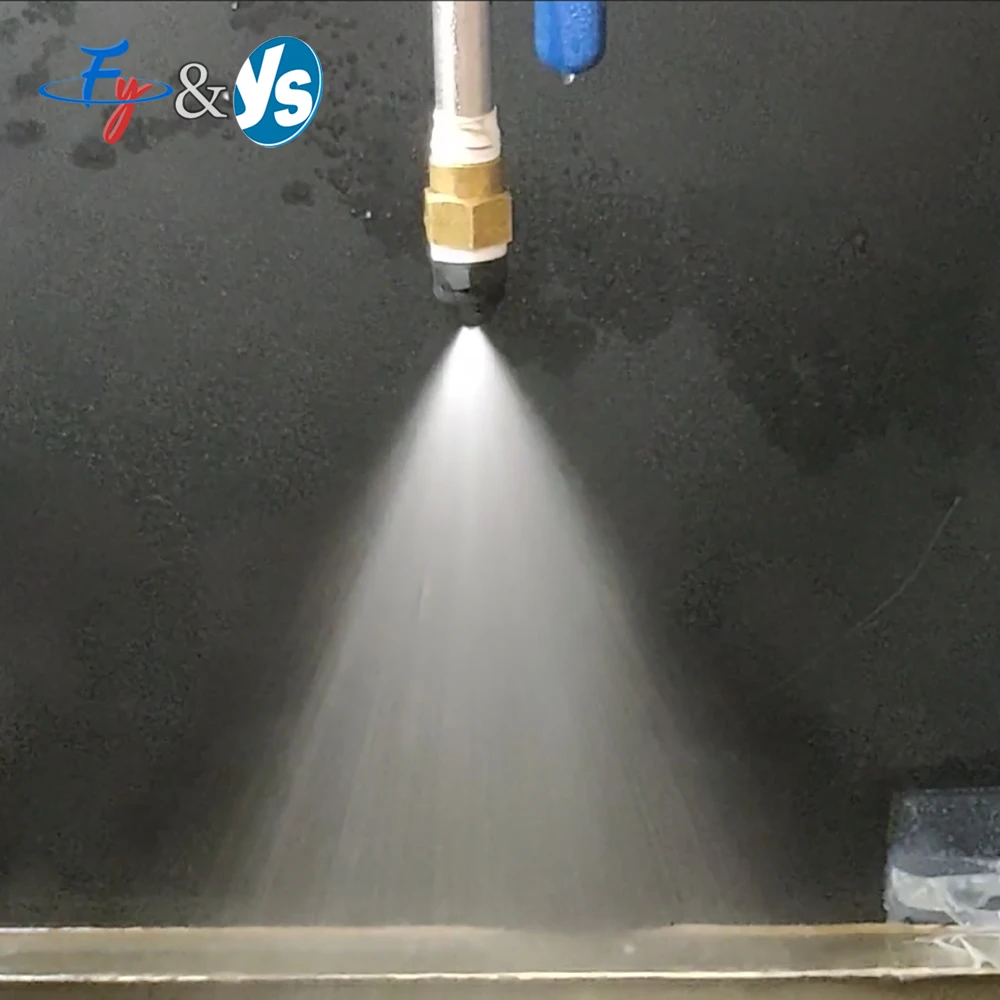 Plastic PVC Narrow Angle Full Cone Nozzle | 3/8