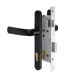Broken Bridge Aluminum Alloy Door Lock, Swing Door, Plug-in Multi-point Handle Lock