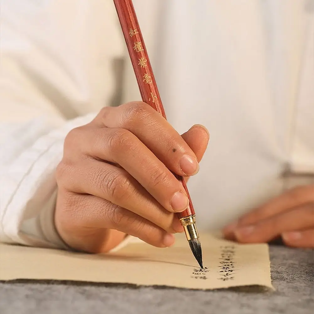 Pincel de caligrafía para arte, pintura al óleo, pinceles chinos, escritura de escritura, Crisperding de pelo de lobo