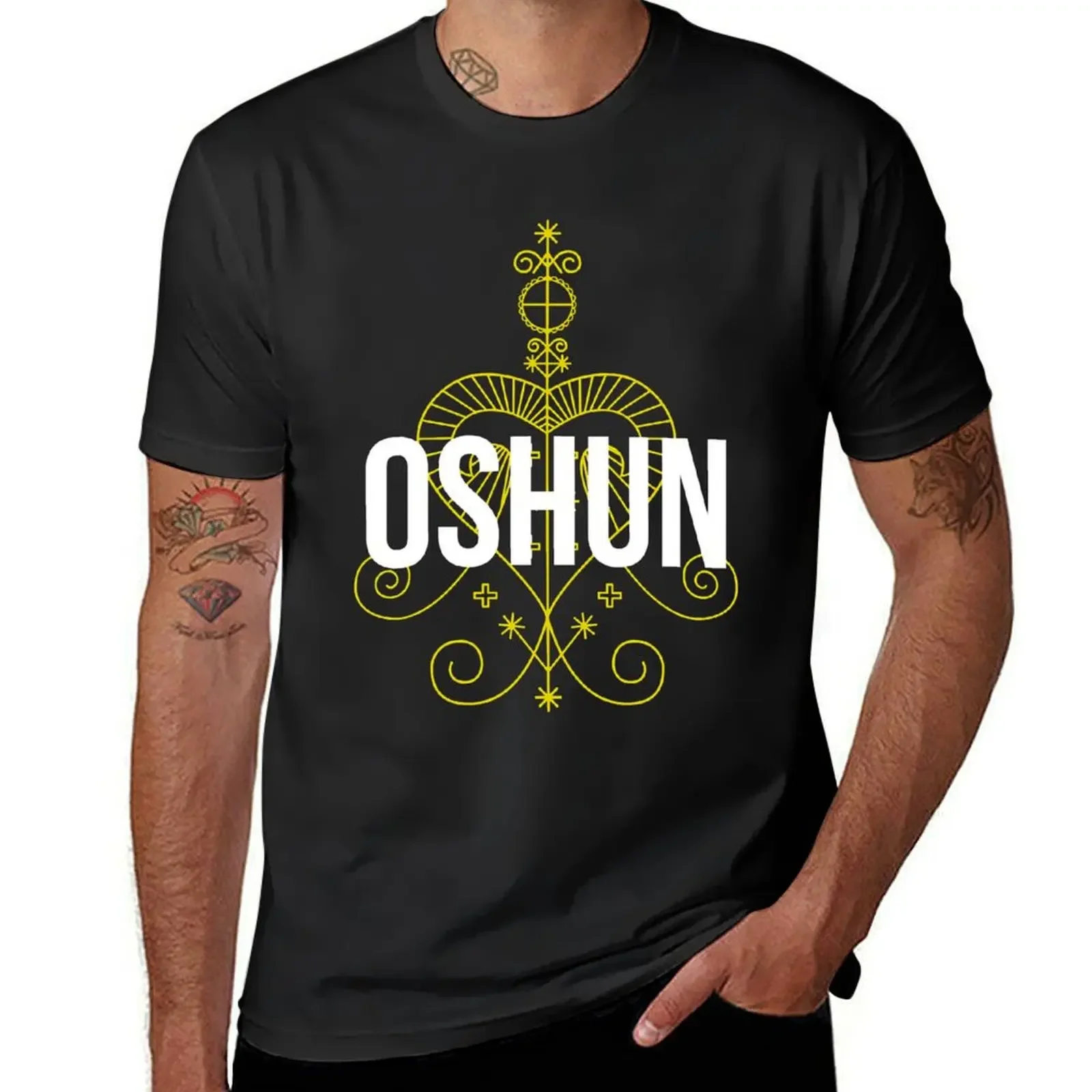 African Goddess Yoruba Veve Orisha Oshun T-Shirt anime stuff essential t shirt mens workout shirts