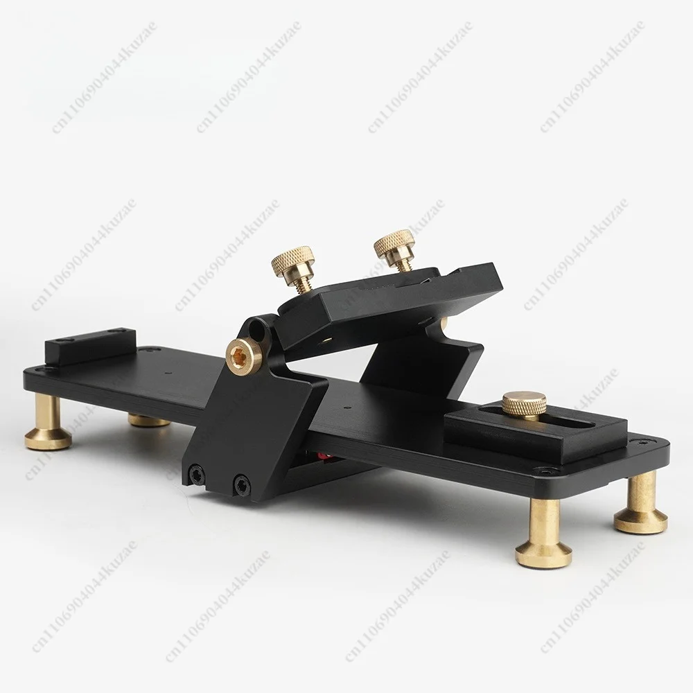 Aluminum Alloy Fixed Angle Sharpener, Linear Track Anti-slip Grinding Jig for Woodworking Chisel Blade Mirror Fine Grinding