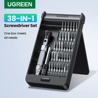 UGREEN-destornilladores de precisión 38 en 1, juego de destornilladores para teléfono, ordenador, reloj, portátil, gafas, PC, herramienta de desmontaje multifunción