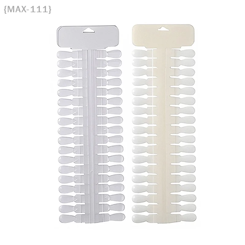 36-delig nagelkunstdisplayrek, traanvormig ontwerp verwijderbare valse nageltips standaard voor manicure oefentool