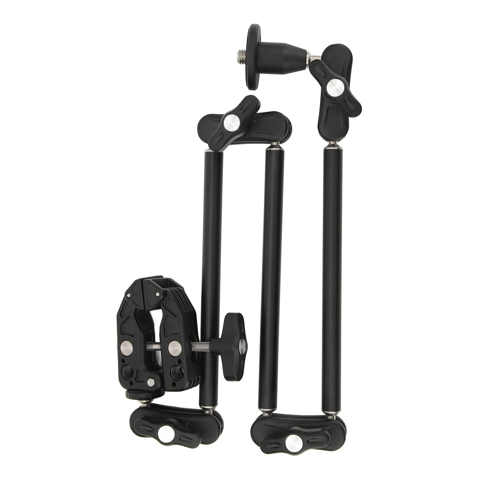 Articulating Arm Adjustable Articulating Friction Arm Super Clamp with 1/4 Inch 3/8 Inch Thread for SLR Cameras