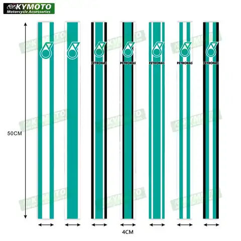 Sticker PETRONAS waterproof reflective decoration motorcycle accessories sticker shell fairing helmet decal decoration