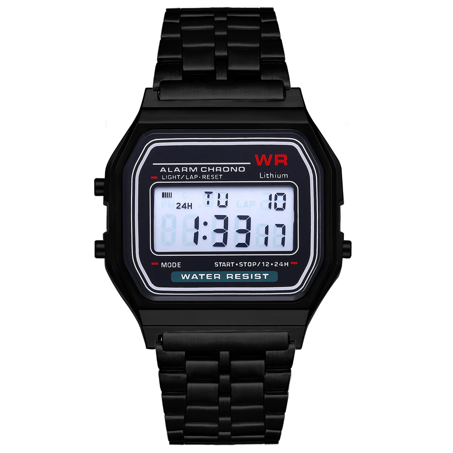 2024 New Digital Watches for Men Multifunction LED Alarm Electronic Clock Fashion Casual Men Women Electronice Wristwatch