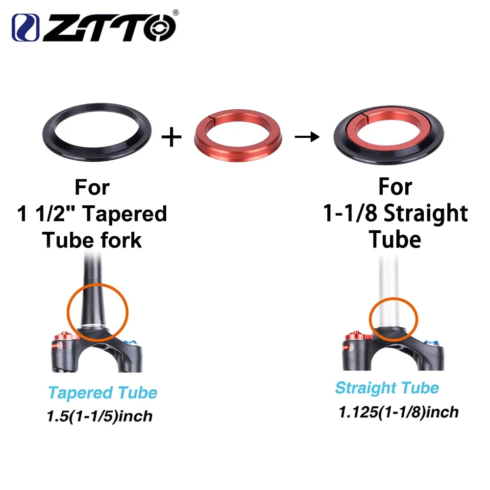ZTTO 4252st MTB Bike Internal Headset Threadless Sealed Bearing 42 41.8 52mm 1 1/8