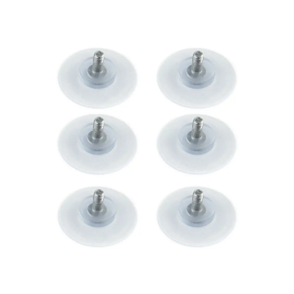 

6pcs Suction Cups Heavy Duty Glass PVC Desk Mounts Glass Suction Cup Strong Adhesive Home Decoration Projects