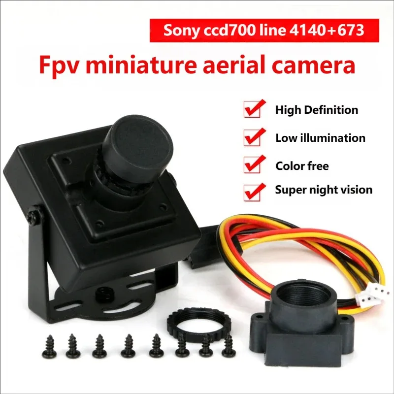 High Clarity 700TVL Analog Imaging Cam 4140 673CCD Chip Optical Focus Design For FPV Scene Shooting Surveillance Device