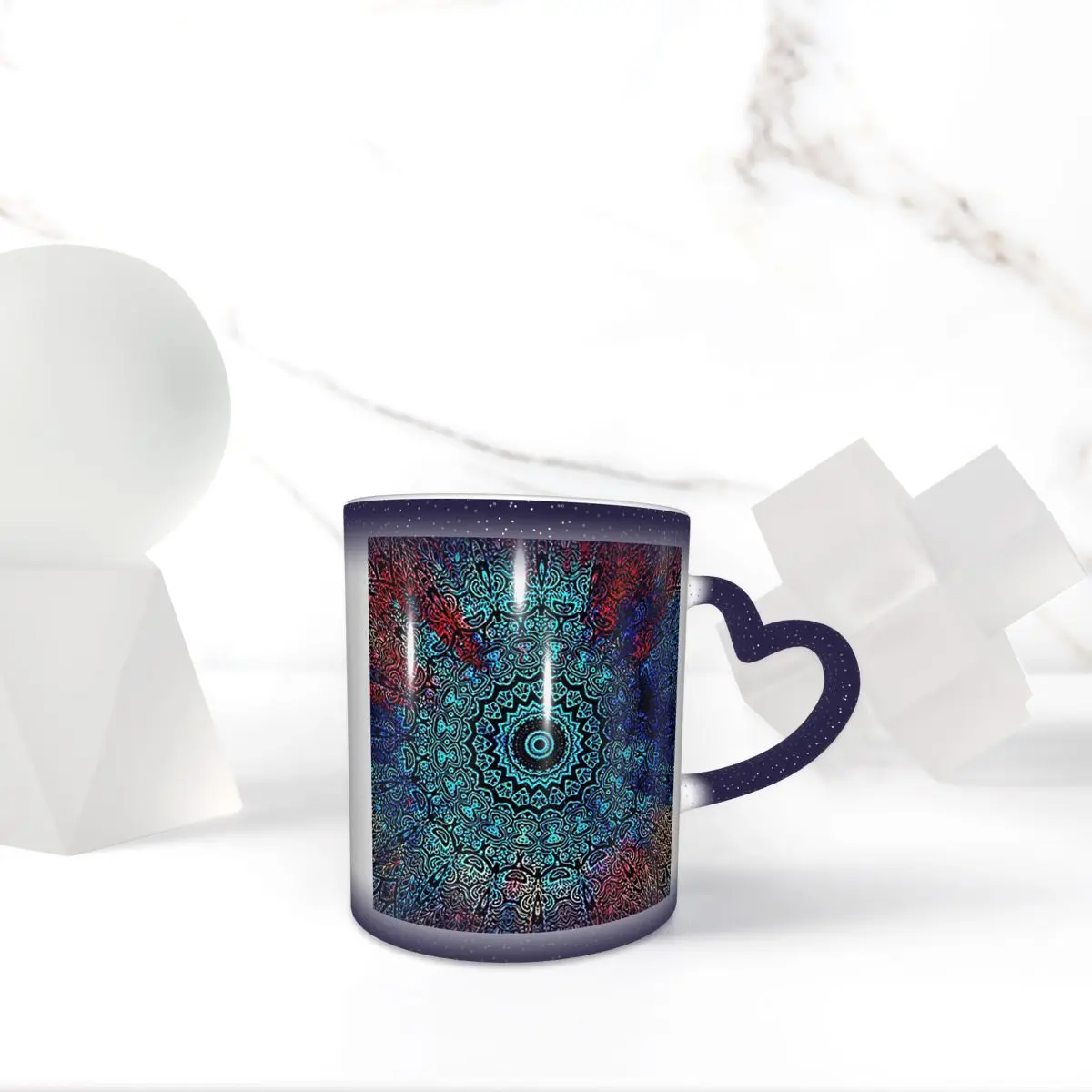 

Богемная страсть Мандала Дзен Йога Кружка для медитации Забавные керамические кофейные чашки Чайные кружки Чашка молока Посуда для напитков Подарок для женщины и мужчины