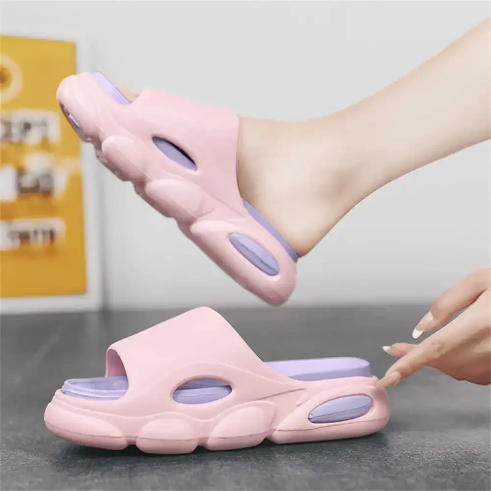 Number 38 Sumer Sliver Heels Soft Home Slippers Shoes Hot Pink Sandals Women Sneakers Sport Sunny Tenia Wide Foot 2025g