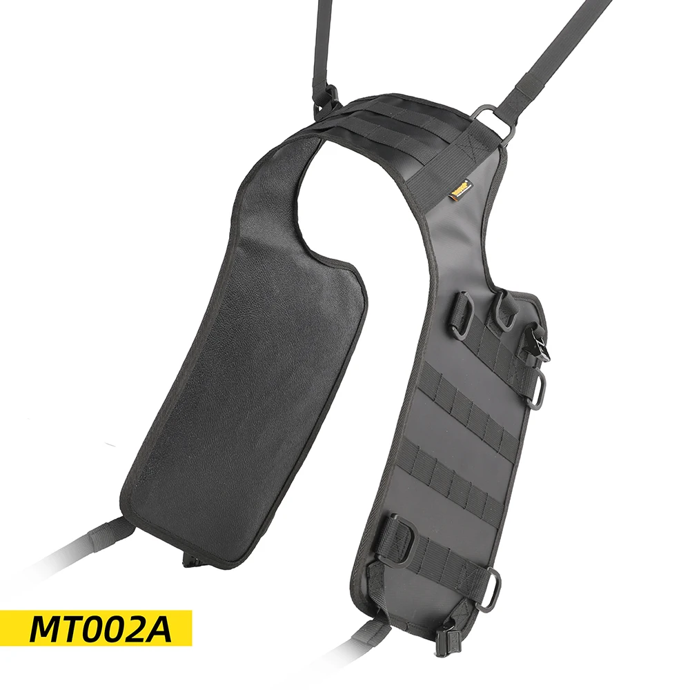 1x Motorcycle Fuel Tank Bag Base Vest Portable Motorbike Tank Bags Mounting Kit for Universal Off-road Motorcycle Fuel Tank Pack