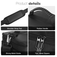 Carrying Case for BLUETTI Portable Power Station AC2A Travel Carrying Bag Protective Case Anti-drop with Shoulder Strap & Handle