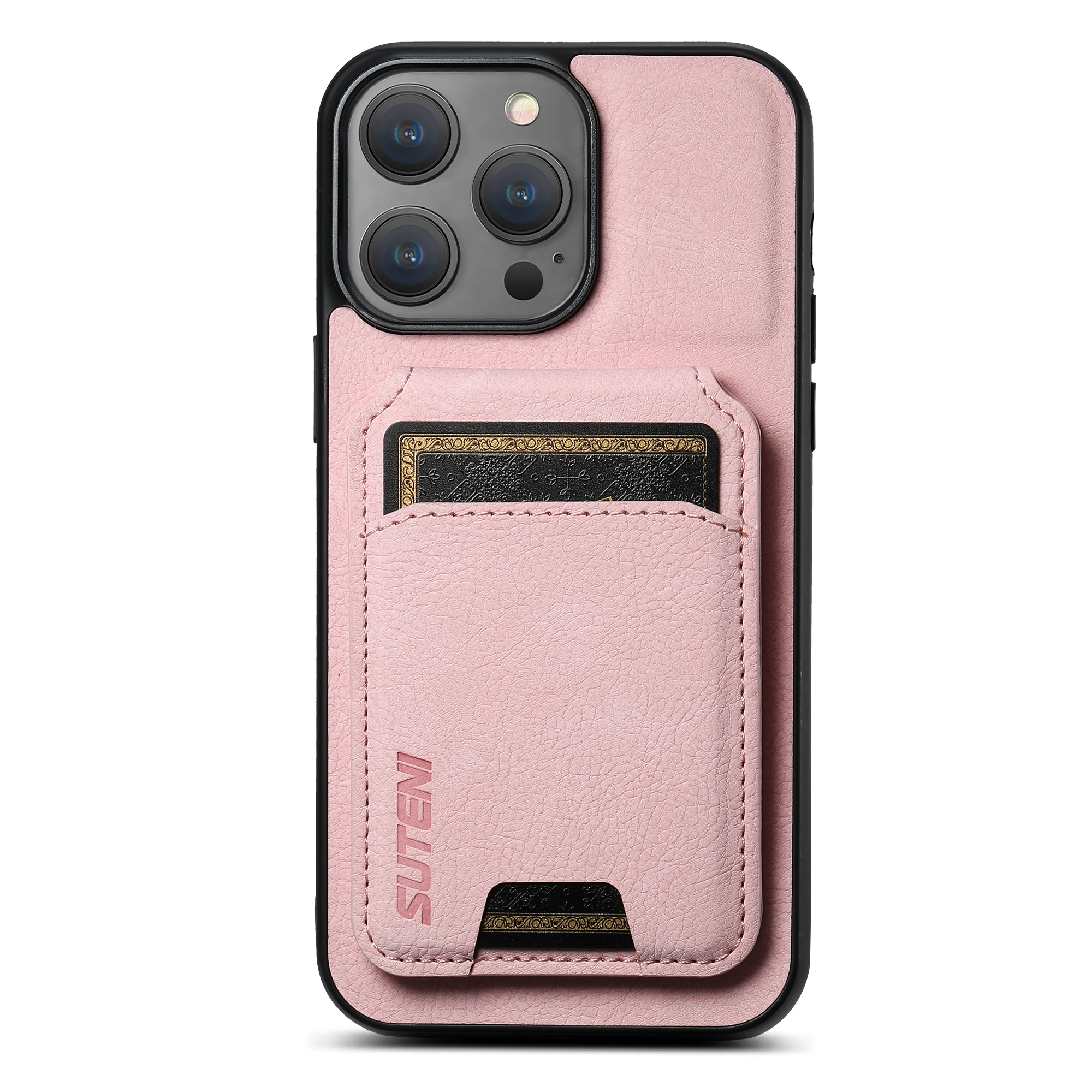 SUTENI Kartenhalter Kartenhülle Handyhülle Luxus PU Leder Handyhalter für iPhone 16 Pro Max 15Plus 14 13 12 11 XR X – Detail 29