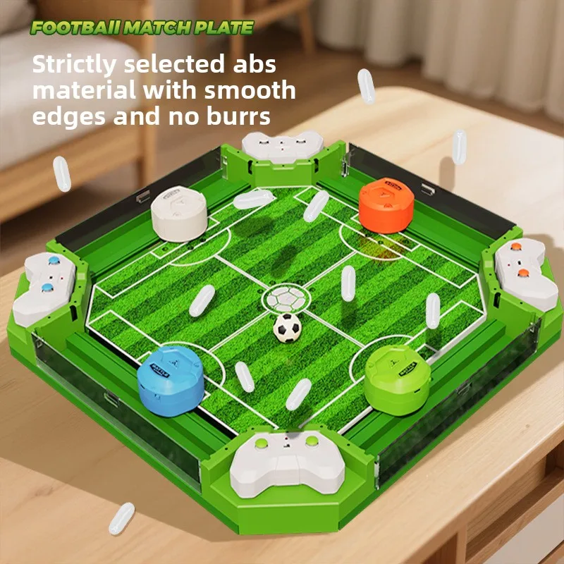 Remote Control Desktop Football Battle Table Four-Person Battle Parent-Child Interactive Educational Tabletop Soccer Toy