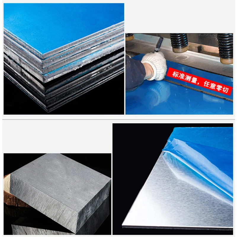 10pcs 7075 Aluminum Al Alloy Shiny Polished Plate Sheet 1mm X 100mm X 100mm for DIY Material Model Parts or Boat Construction