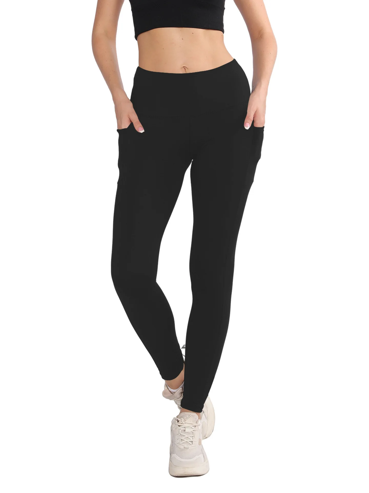 Leggings de pelúcia de cintura alta com estampa de leopardo quente calças de yoga leite seda leggings de sensação nua para primavera/outono
