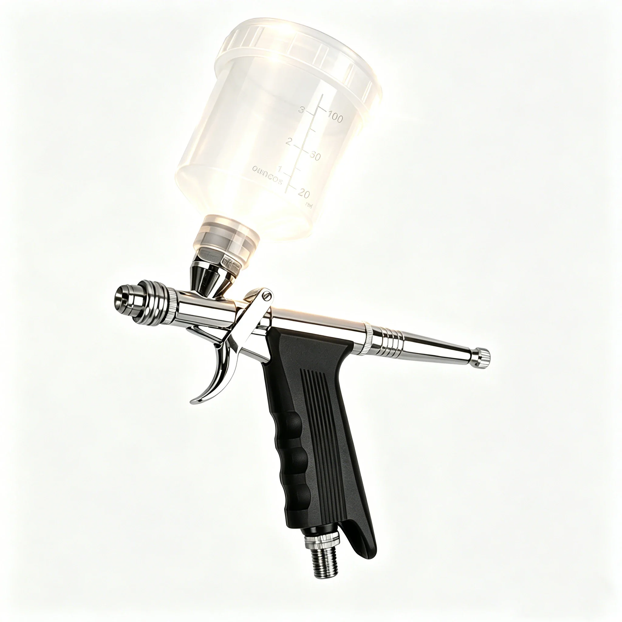116C-LS Dual Mode Airbrush Pen Fan & Round Nozzle High Pressure 50PSI Airbrush with Complete Accessories for Art Painting Craft