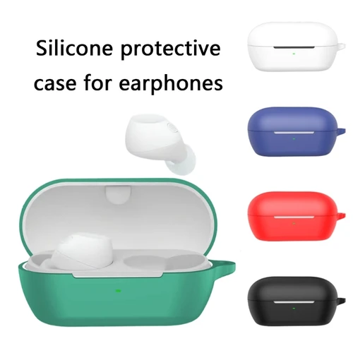Funda protectora de silicona suave para auriculares inalámbricos Sony WF-C710N carcasa antipolvo a prueba de golpes funda protectora Flexible