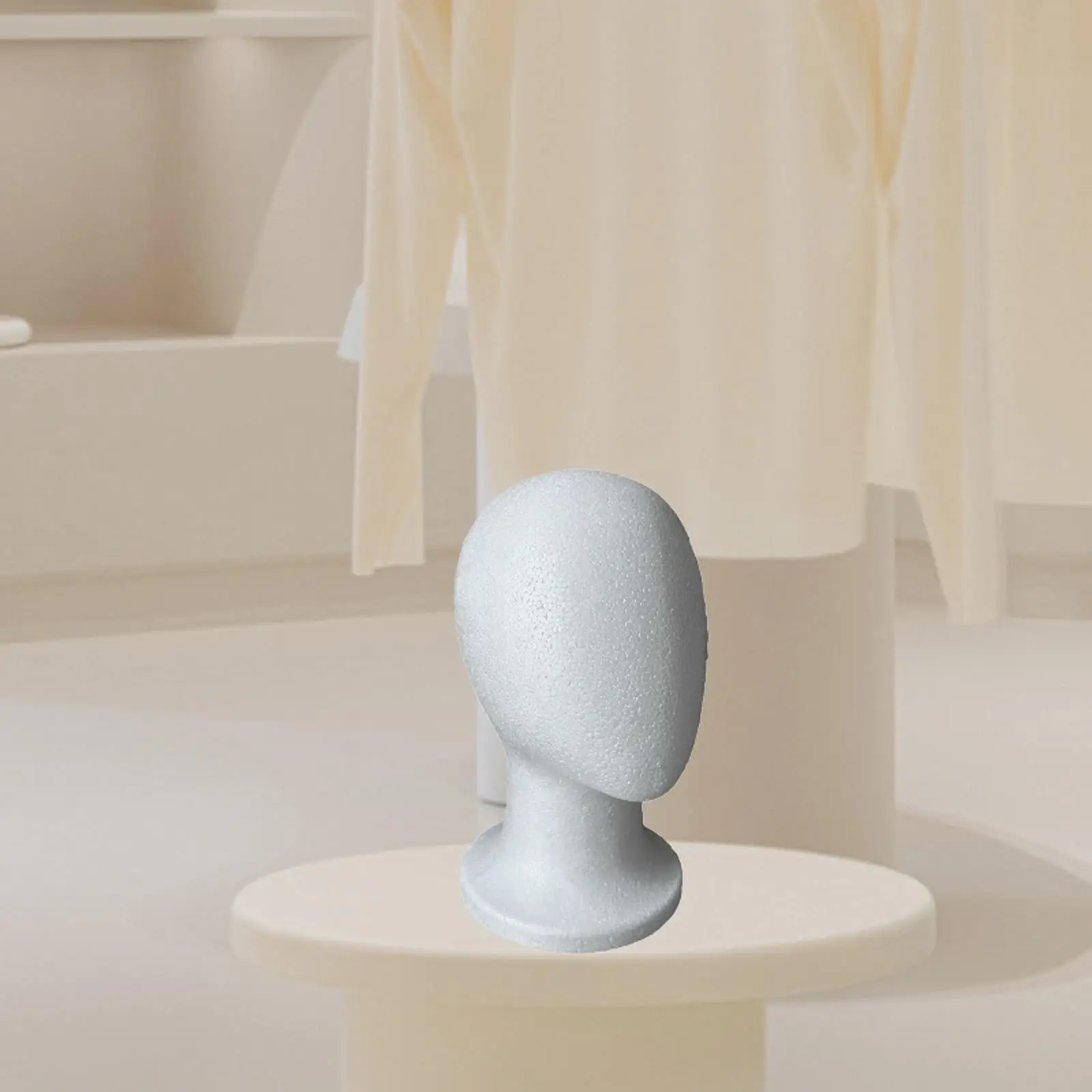 Mannequin Head , Wig Stand Manikin Head Model for Jewelry Hairpieces Hat Headwear