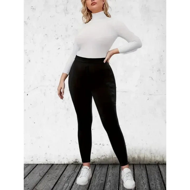 

Женские однотонные повседневные обтягивающие леггинсы, женские модные эластичные леггинсы с высокой талией, женская одежда