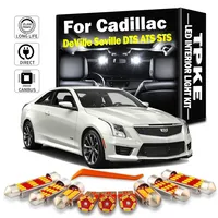 TPKE For Cadillac DeVille Seville DTS ATS STS Canbus Car LED Bulbs Interior Map Dome Trunk License Plate Light Kit Accessories