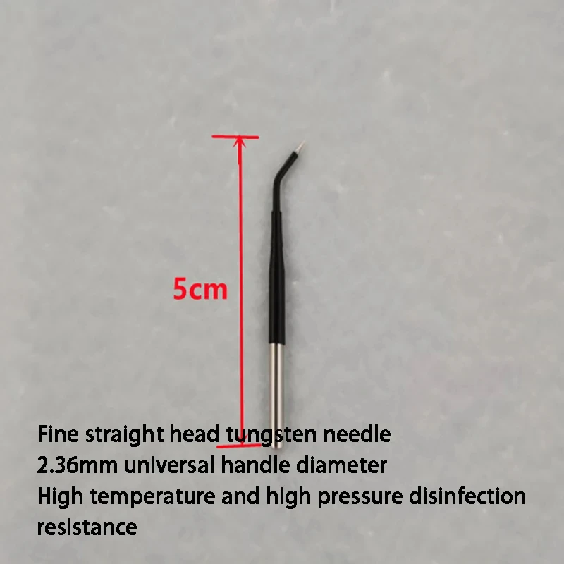 Micro Fine Non-Stick Tungsten Needle Beauty Electrode Tool Head Lip Knife High Frequency Electroknife Electroion Electrocoagulat