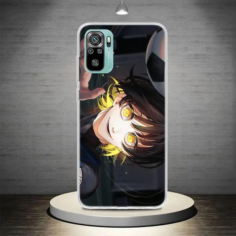 Blue Lock Bachira Meguru Phone Case Cover for Xiaomi Redmi Note 7 8 9 10 Pro 8T 9S Mi 15 14 Ultra 12T 11T 10T 9T 12 11 Lite Coqu view 6